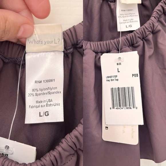 NWT L*SPACE by Monica Wise “Hey Girl” Off-Shoulder Ruffle Swim Tune Top S/M - Picture 5 of 10